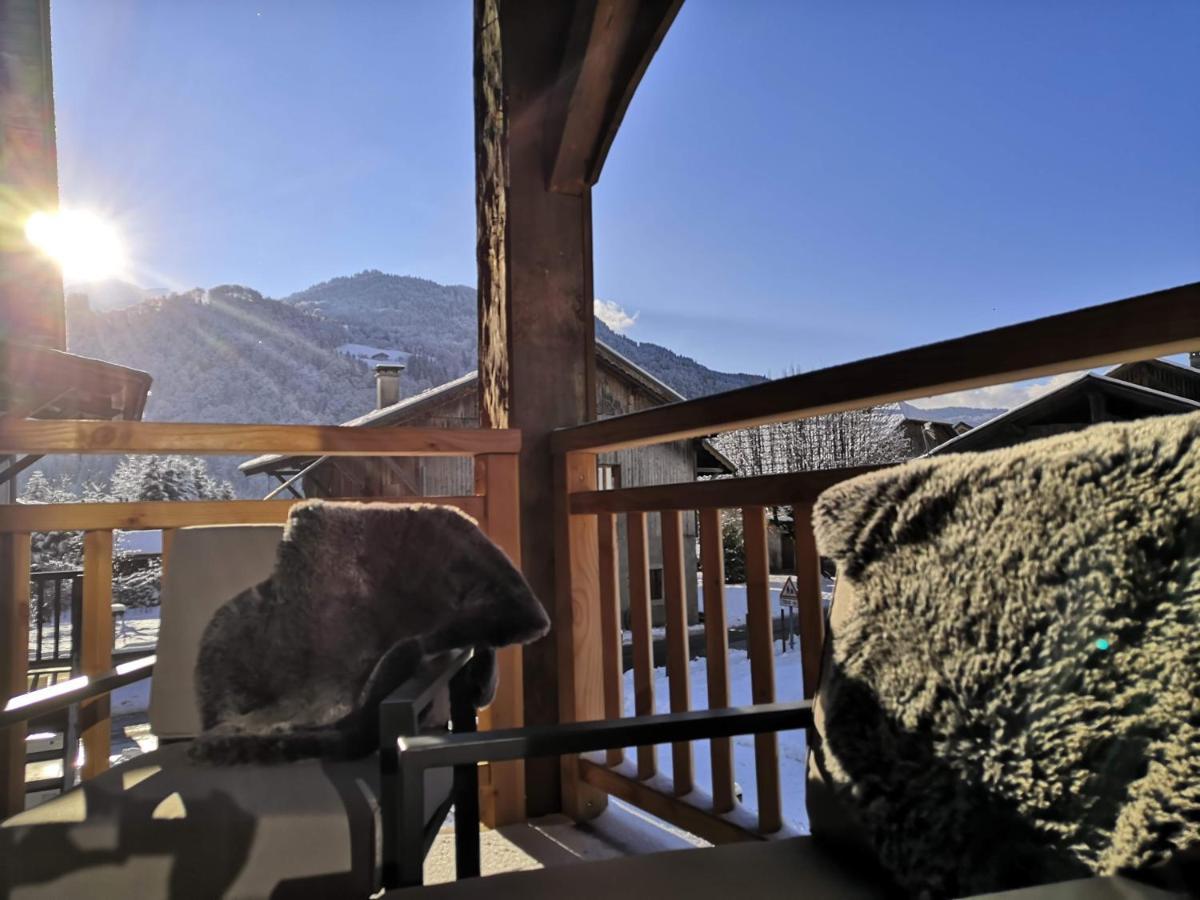 Chez Lucienne, Jacuzzi Et Sauna Samoëns Екстериор снимка