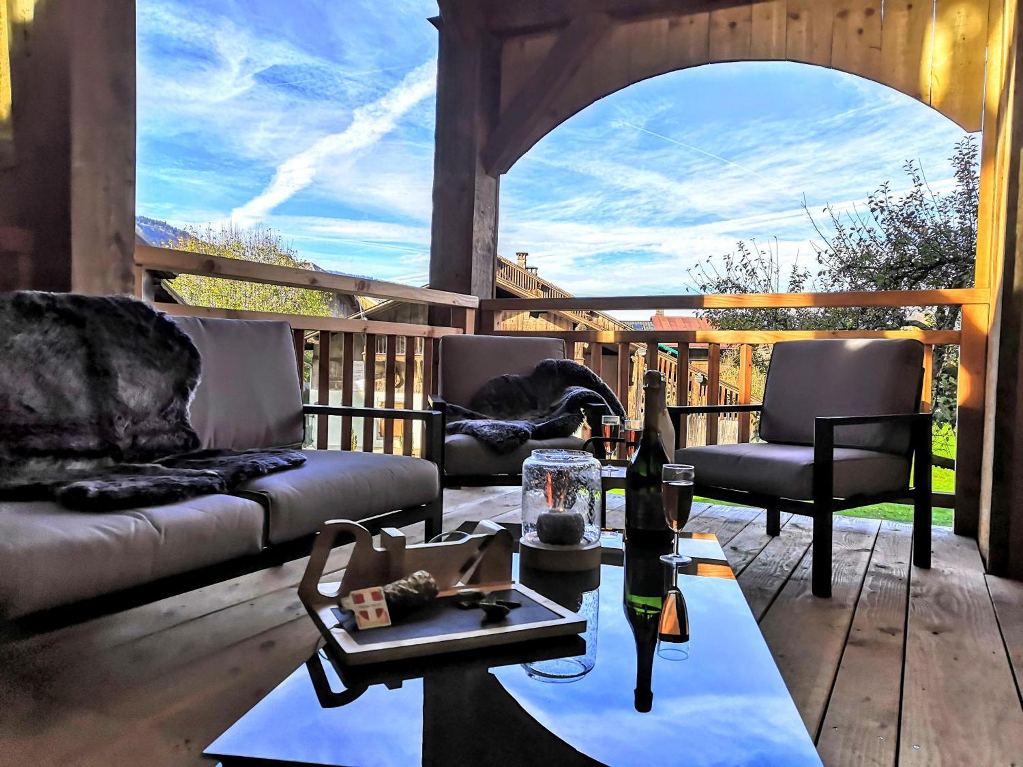Chez Lucienne, Jacuzzi Et Sauna Samoëns Екстериор снимка